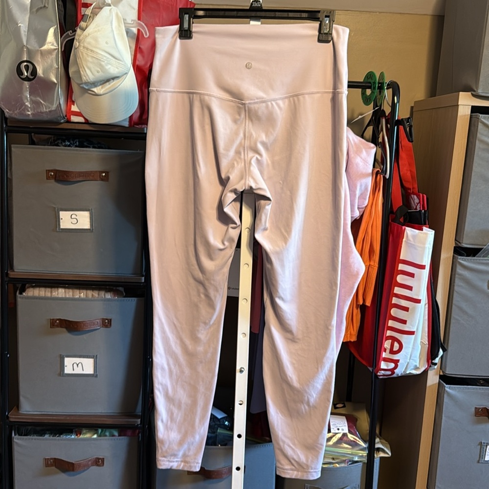 Lululemon Align High-Rise Pant 28” Sz 12 Lavender Dew Purple Full Length 1231